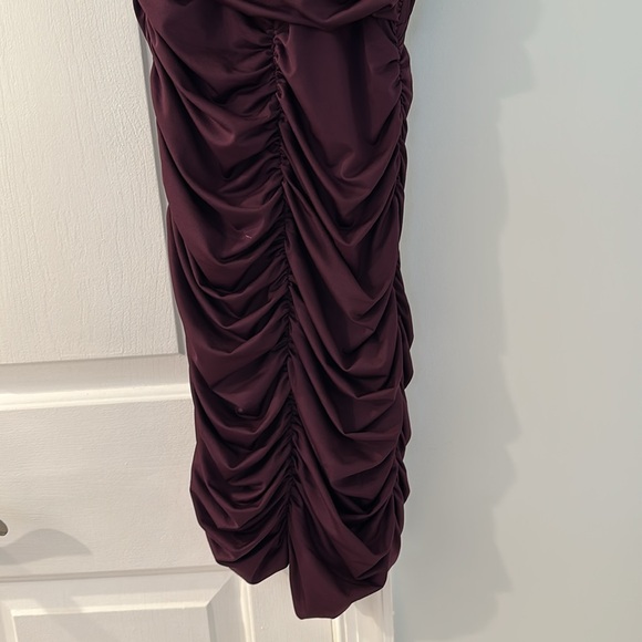 Forever 21 Dark Purple Stretchable One Shoulder Dress - Picture 7 of 10